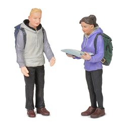 Man and Woman Hikers