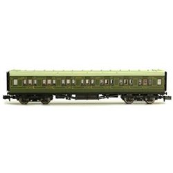 N Gauge Maunsell Coach First Class Maunsell Lined Green 7674