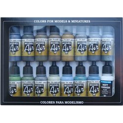 Model Air Set - WWII British Aircraft Colours RAF/FAA (x16) 