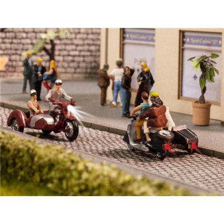 Scooter Driver with Front & Rear Working Lights