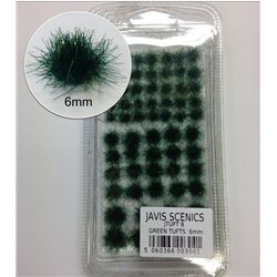 Static Grass Tufts- Green 6mm