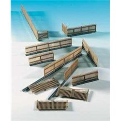 H0 Accessories set wooden fence 84cm long