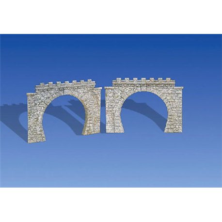 2 Double Track Tunnel Portals