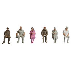 Seated coach travellers