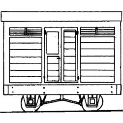 Freelance 4 Wheel Brake Van