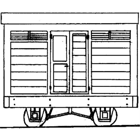 Freelance 4 Wheel Brake Van
