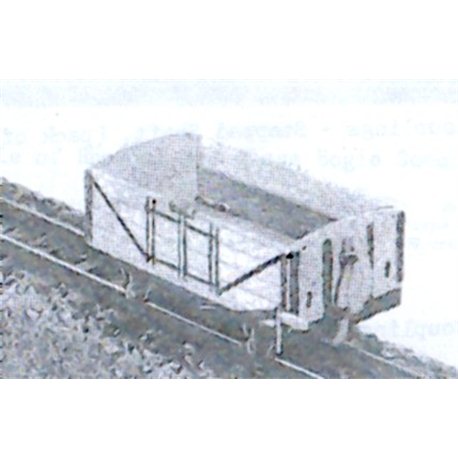 Lynton & Barnstaple 4-wheels Open Wagon (Side Hung Doors)