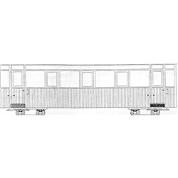 Welsh Highland 'Bro Madog' Bogiecoach