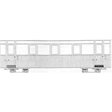 Welsh Highland 'Bro Madog' Bogiecoach
