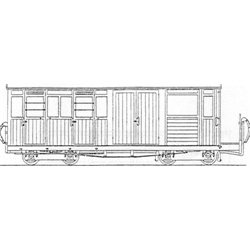 Festiniog Bogie Luggage Brake/3rd Coach