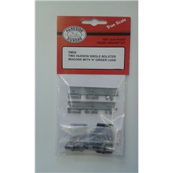 Hudson Single Bolster Wagons with H Girders Load
