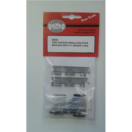 Hudson Single Bolster Wagons with H Girders Load