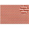 Plastic sheet redbrick 4mm 