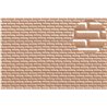 Plastic sheet redbrick 