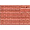 Plastic sheet redbrick 7mm 