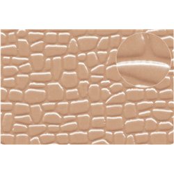 Plastic sheet 4mm Random Stone Grey