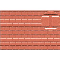 Plastic sheet 4mm Roof Tile Red