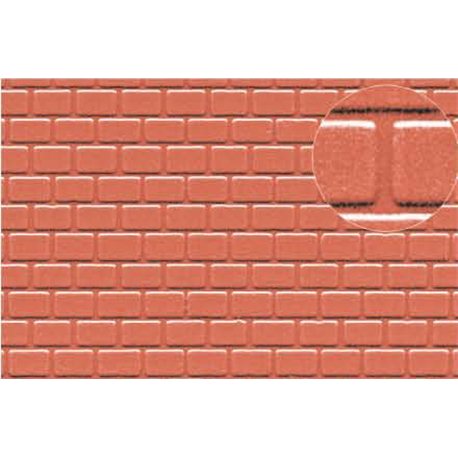Plastic sheet 4mm Roof Tile Red