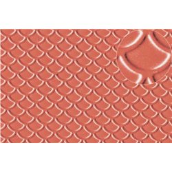 Plastic sheet Scalloped Shell Roof Tile