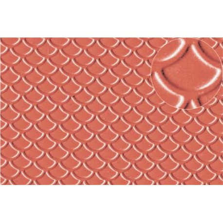 Plastic sheet Scalloped Shell Roof Tile