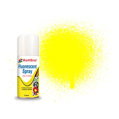 Fluorescent Yellow - 150ml Acrylic Spray Paint 