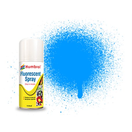 Fluorescent Blue - 150ml Acrylic Spray Paint 
