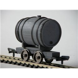 Westleigh Tramway inside bearing Barrel Waggon
