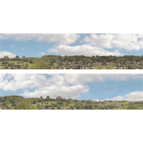 Suburbs OO gauge Backscene (15"x10’) pack C