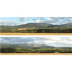 Harvest Hills OO gauge Backscene (15"x10’)