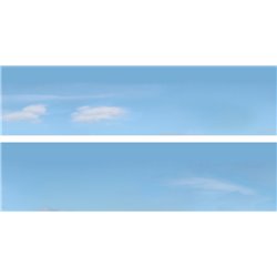 Blue Sky OO gauge Backscene (15"x10’) Pack B