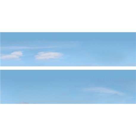 Blue Sky OO gauge Backscene (15"x10’) Pack B