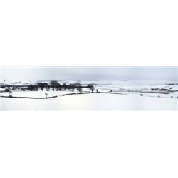 Winter Hills OO gauge Backscene (15"x10’)