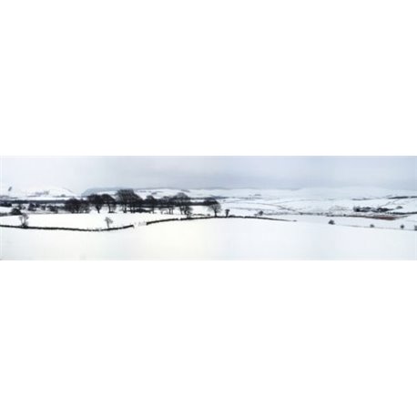Winter Hills OO gauge Backscene (15"x10’)