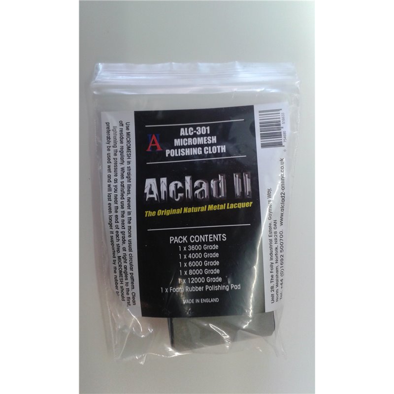 Alclad II Lacquers Micromesh Polishing Cloths ALC301 
