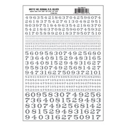 Numbers Roman RR Silver Dt