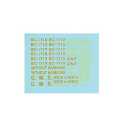 Transfers for GWR Conflat PS39