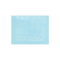 Transfers for Lner/BR Plate Wagon
