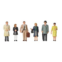 1960/70s Standing Station Passengers