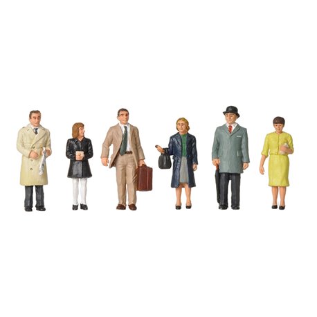 1960/70s Standing Station Passengers