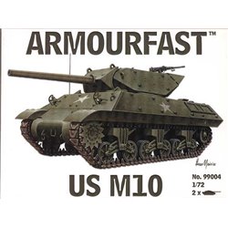 M10 US Tank Destroyer (x2) 1/72 plastic kit (US)