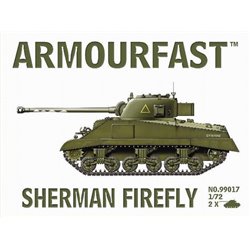 Sherman Firefly (x2) 1/72 Tank plastic kit (UK)