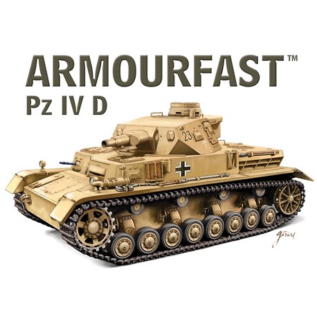 Pz.Kpfw.IV Ausf.D (x2) 1/72 Tank plastic kit (DE)