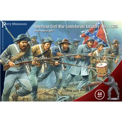 American Civil War Confederate Infantry - 28mm figures 