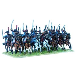 French Napoleonic Hussars – 28mm mounted figures x14 