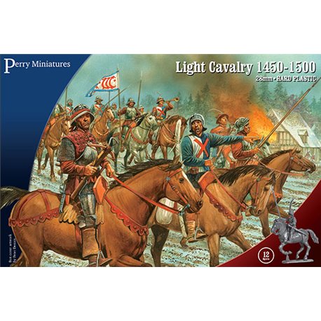 Light Cavalry 1450-1500 – 28mm mounted figures x12 
