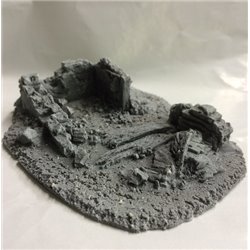 25/28mm Small Derelict Building - Type 11