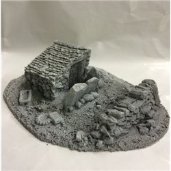 25/28mm Small Derelict Building - Type 10