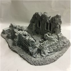 25/28mm Large Derelict Building - Type 13