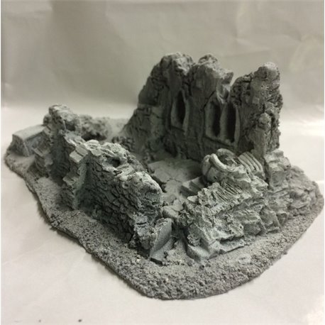 25/28mm Large Derelict Building - Type 13