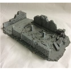 25/28mm Large Derelict Building - Type 15